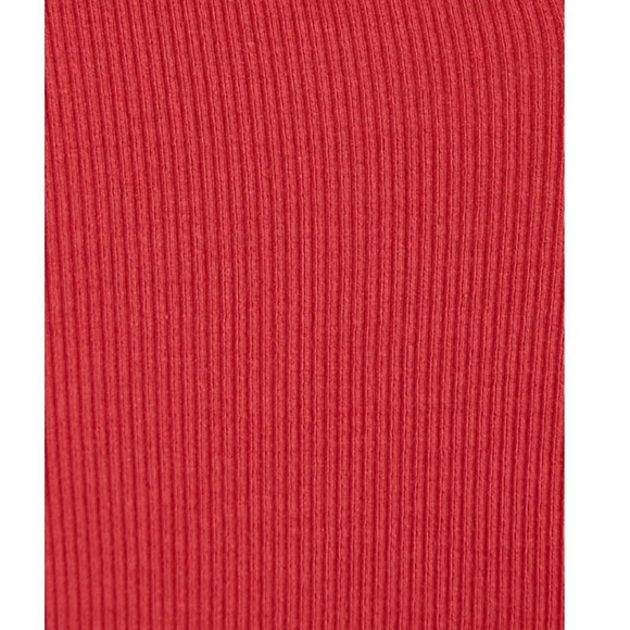 Torrid Red Ribbed Sleeveless Fluted Midi Dress Red 2X 18 20 - Picture 4 of 11